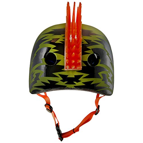 Krash! Green Slash Mohawk Youth 8+ Helmet - Image 3